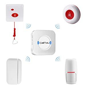 CallToU WiFi Smart Wireless Caregiver Buscapersonas Alarmas de puerta para  pacientes con demencia Campanillas de puerta