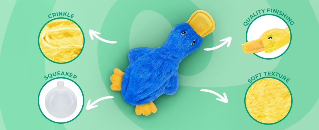 Jucarie draguta de caine de rata cu scartait