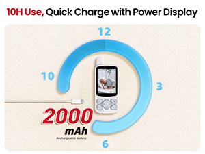 fast chargable long battery life
